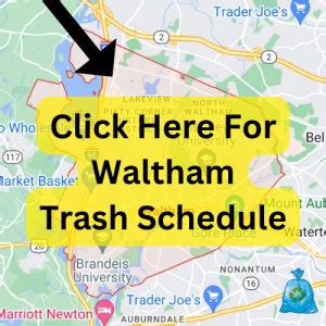 city of waltham trash schedule.